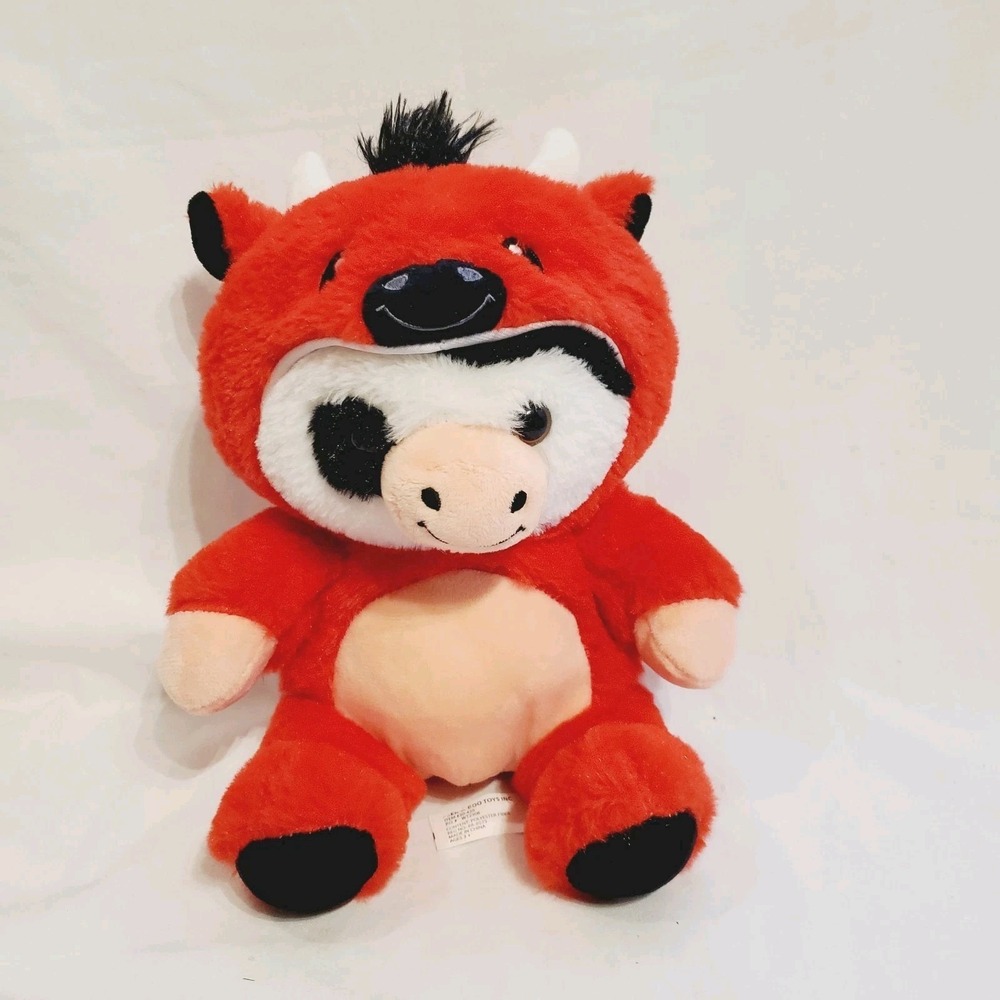 Peekaboo Toys Molly Cow Devil Costume Plush‎ Toy Disguisimals